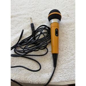 MR ENTERTAINER - Handheld Karaoke Microphone in Yellow-Preowned